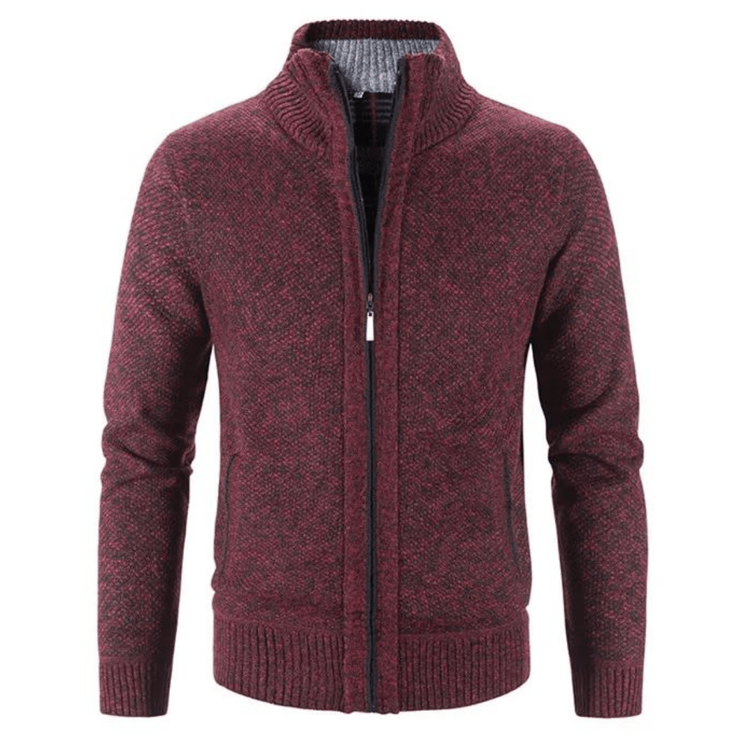 Dravik | Hög Hals Cardigan Tröja Jacka