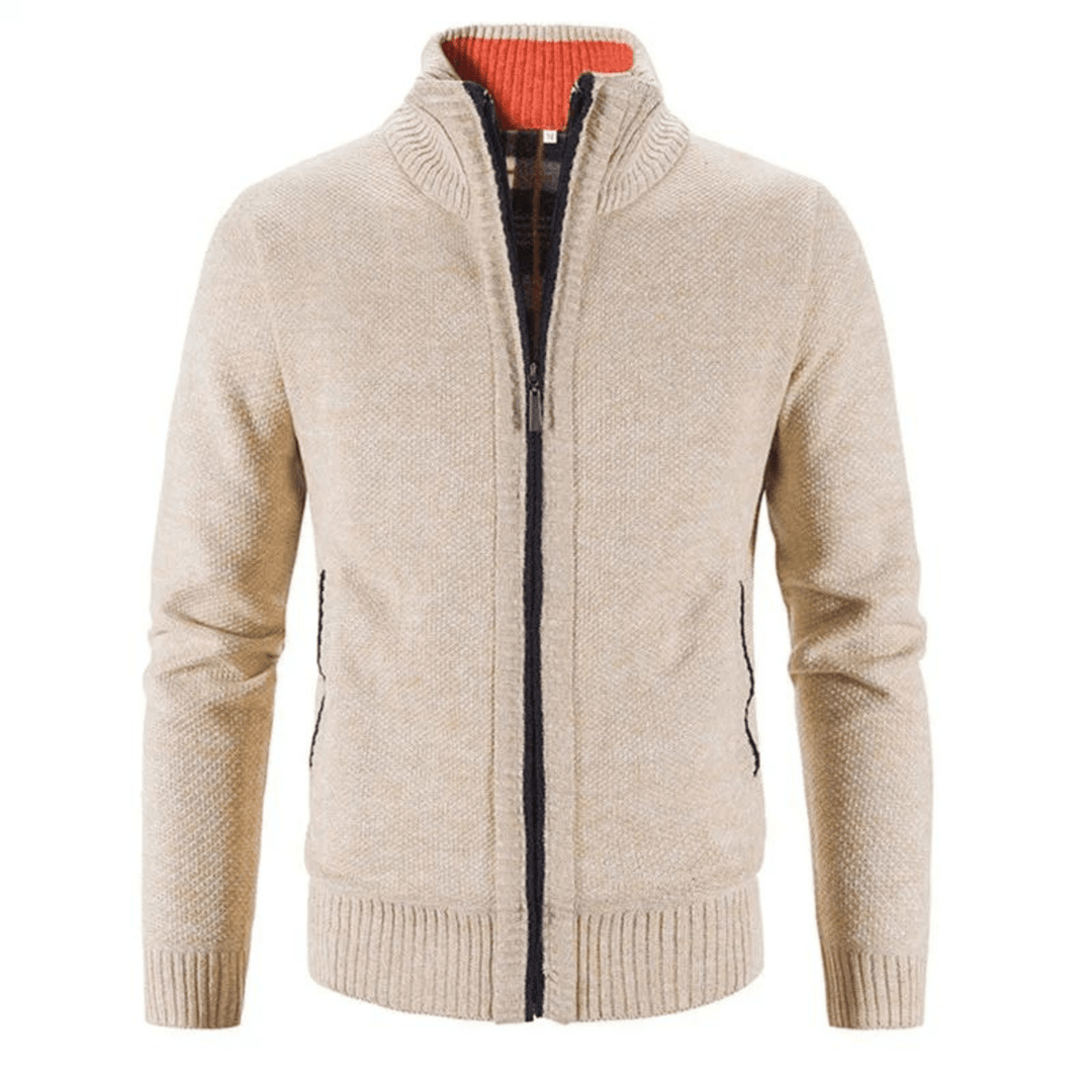 Dravik | Hög Hals Cardigan Tröja Jacka