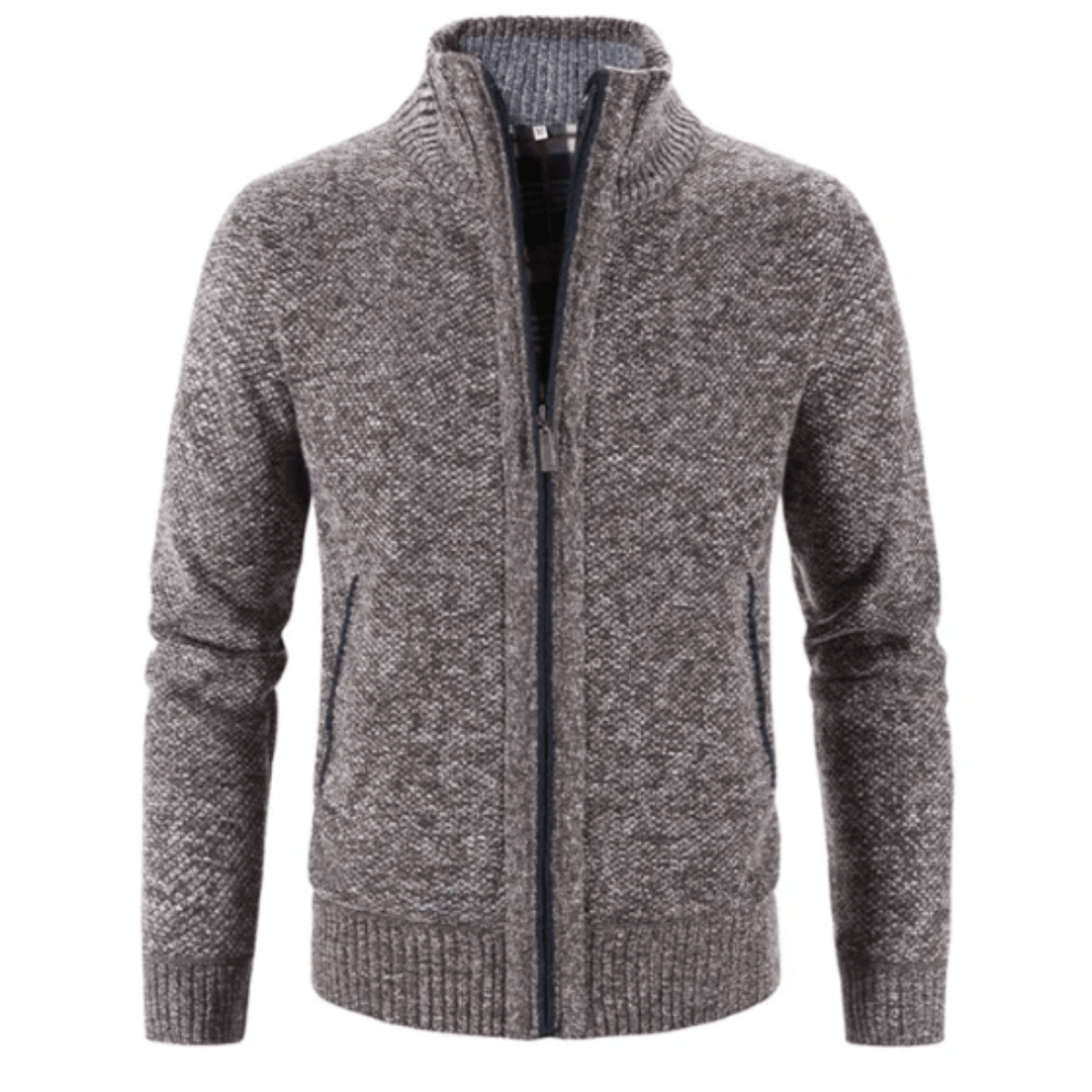 Dravik | Hög Hals Cardigan Tröja Jacka