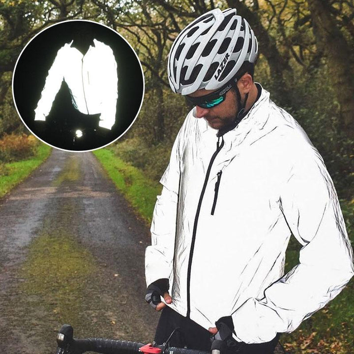Herr Reflekterande Vattentät Cykeljacka