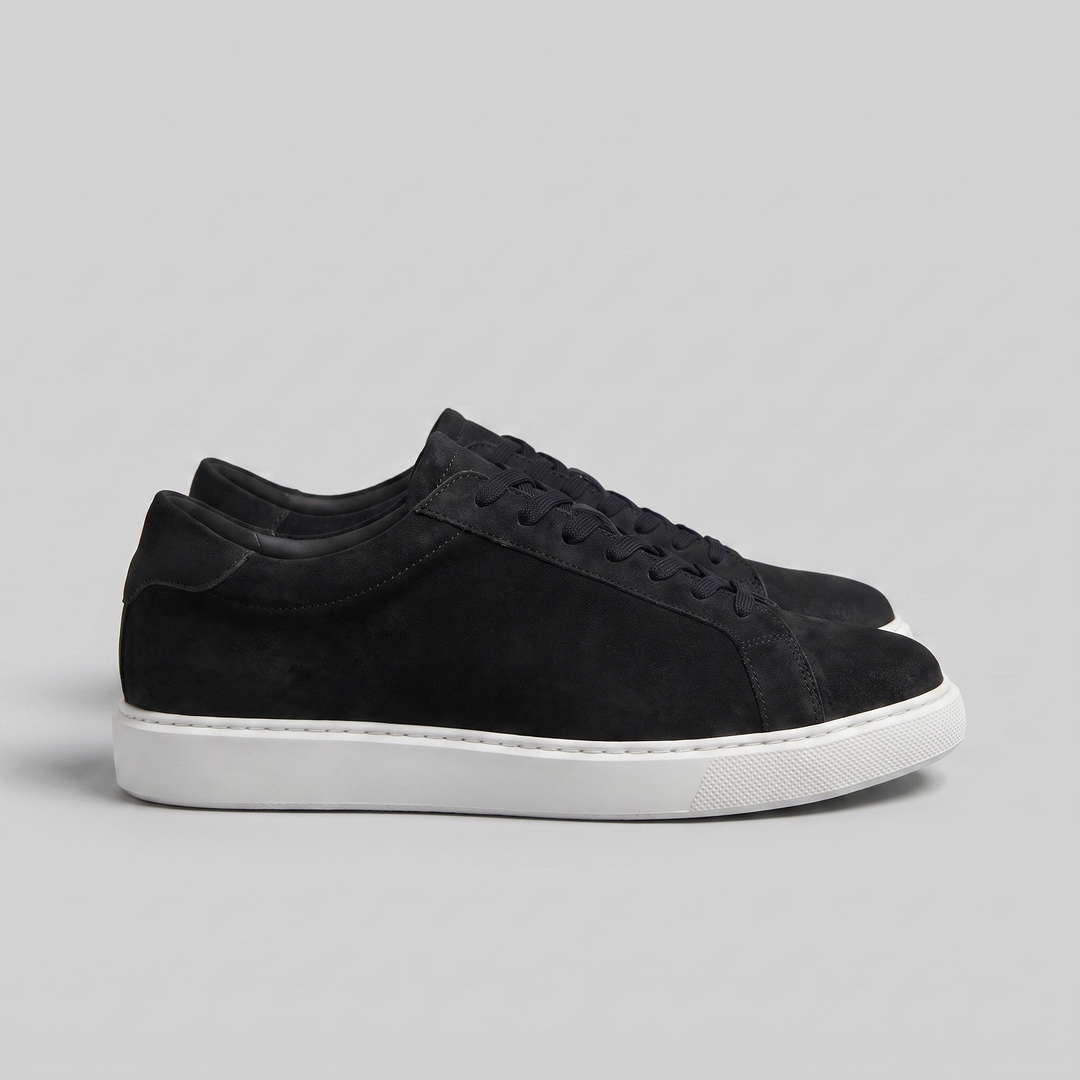 Herr Mocka Stil Låg Gymnastikskor | Minimalistisk Ren Utformning