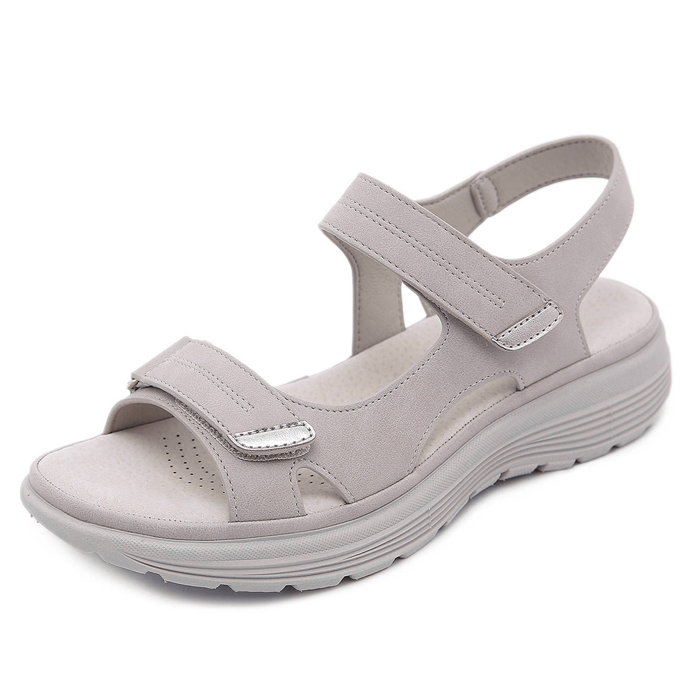 Unisex Ortopediska Sandaler | Läderstil Justerbara Remmar