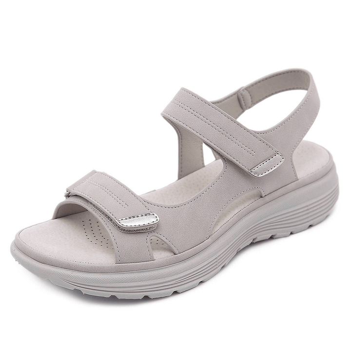 Unisex Ortopediska Sandaler | Läderstil Justerbara Remmar