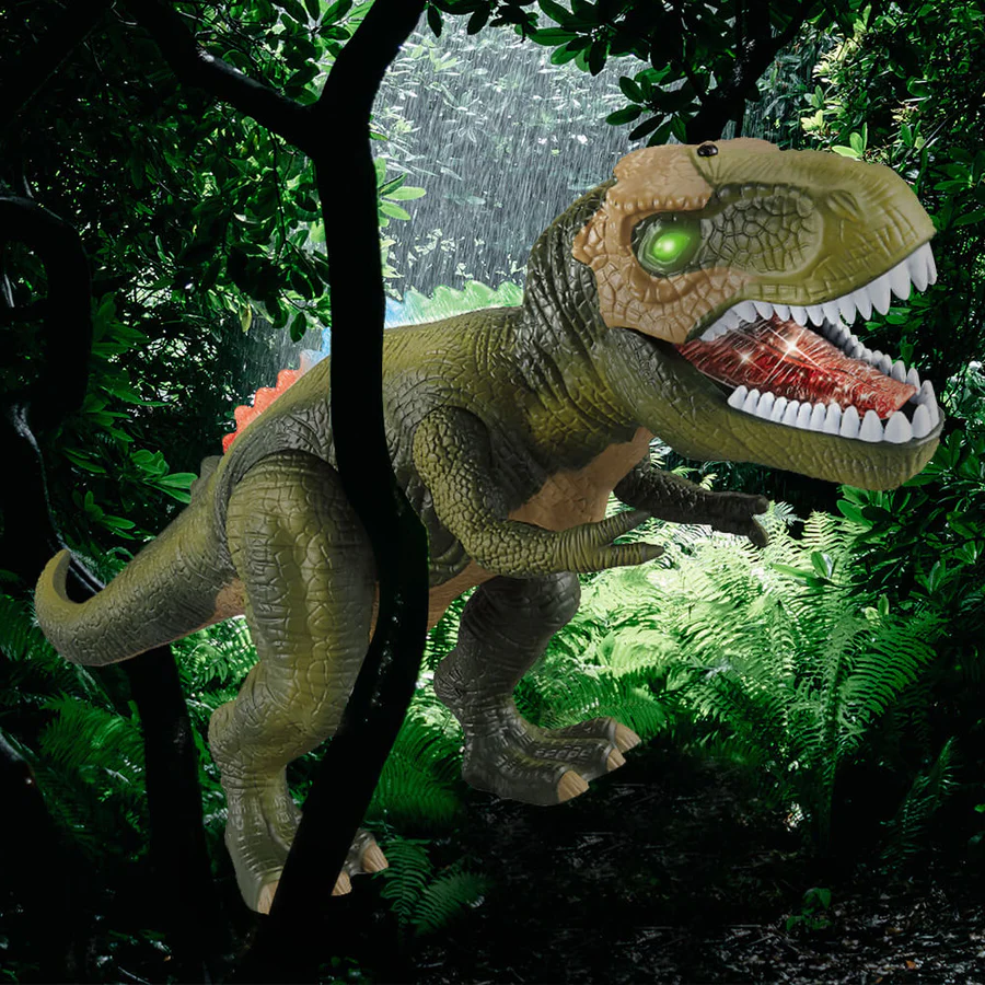 Fjärrstyrd Gående Dinosaurieleksak | Rolig Interaktiv Presentidé