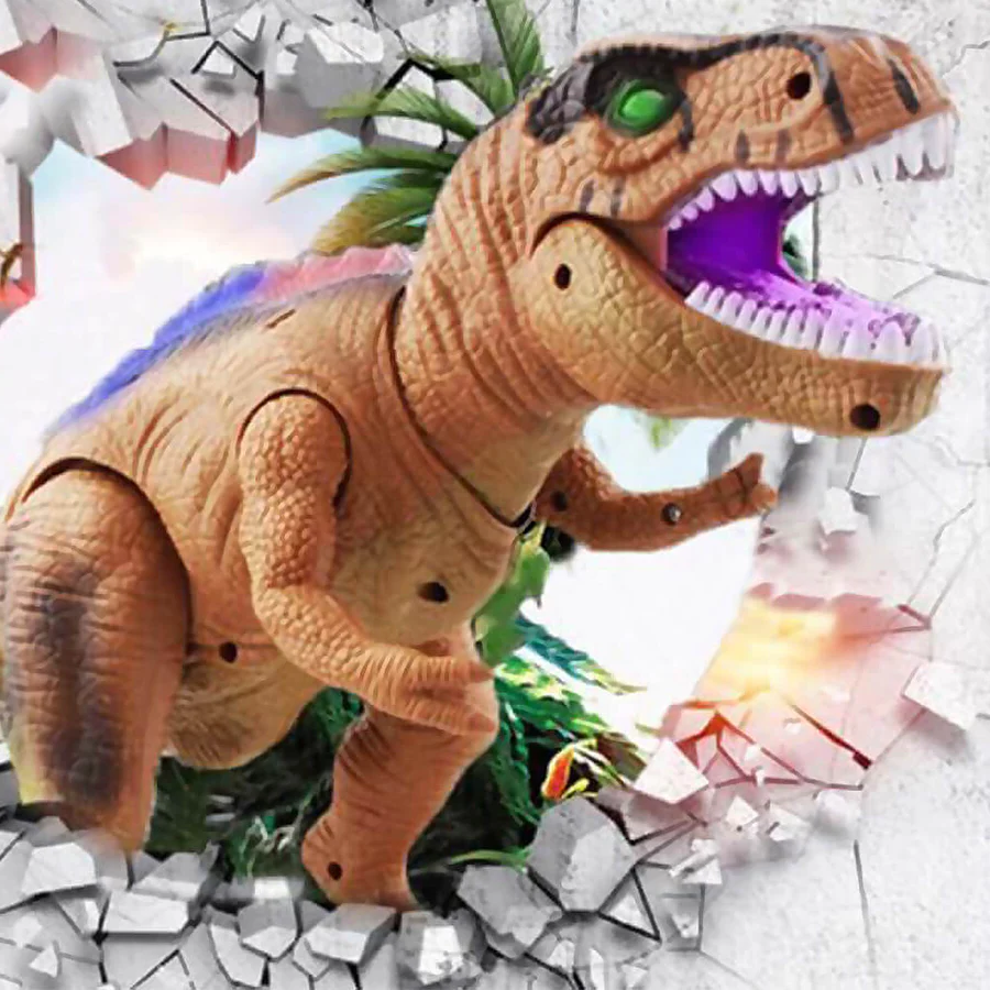 Fjärrstyrd Gående Dinosaurieleksak | Rolig Interaktiv Presentidé