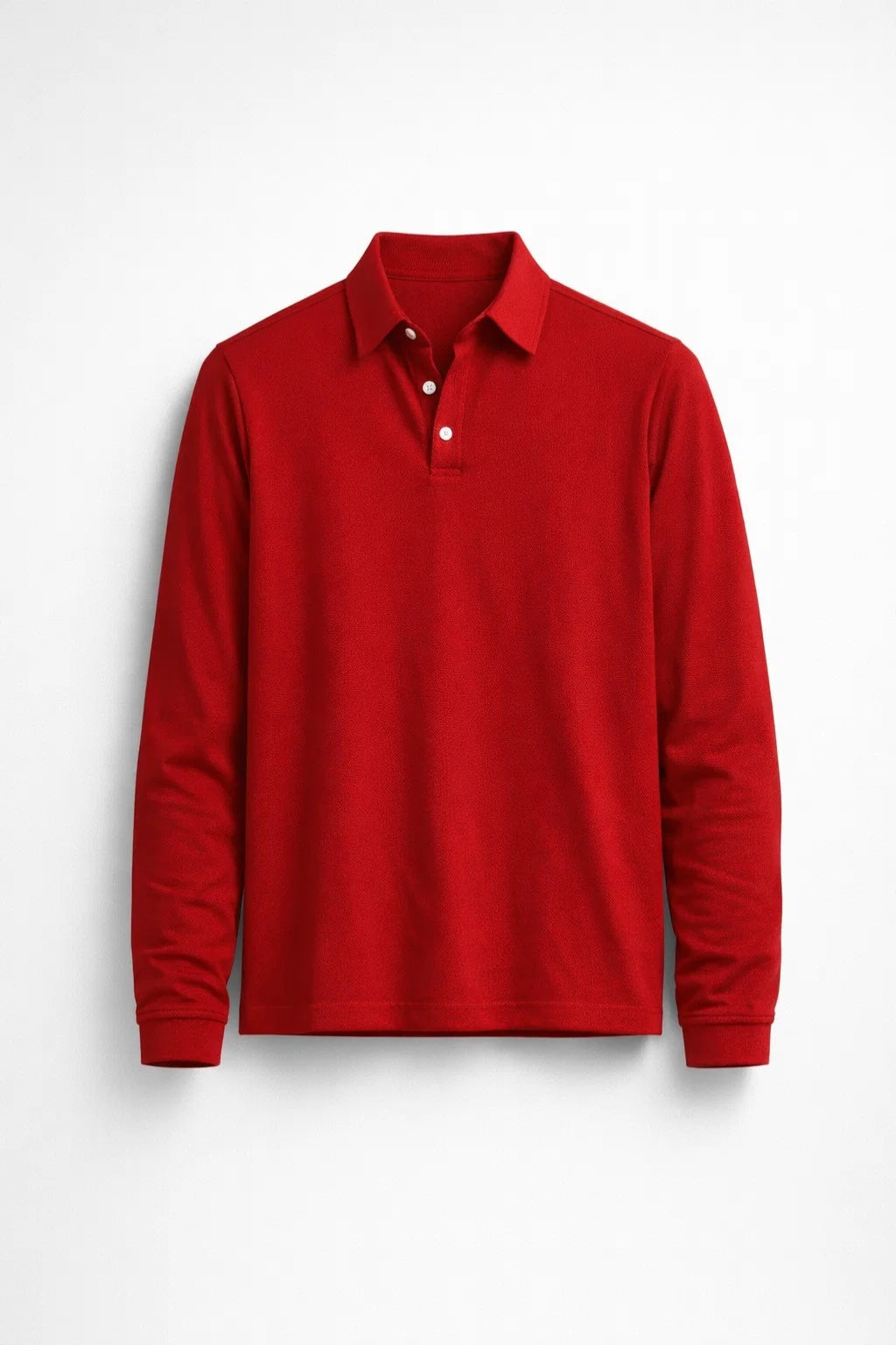 Herr Modern Långärmad Polotröja