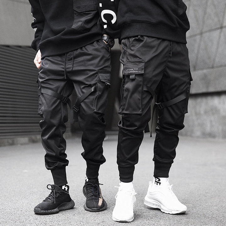 Herr Techwear Taktisk Joggare | Flera Fickor Stads Cargobyxor