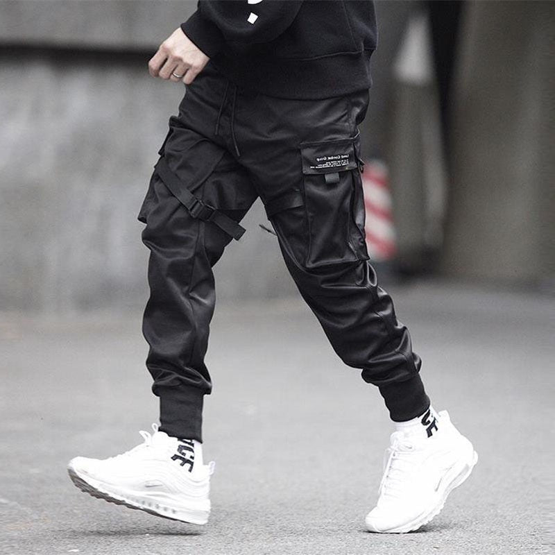 Herr Techwear Taktisk Joggare | Flera Fickor Stads Cargobyxor