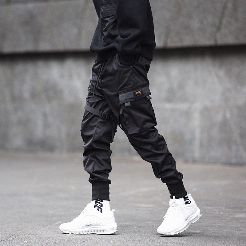 Herr Techwear Taktisk Joggare | Flera Fickor Stads Cargobyxor