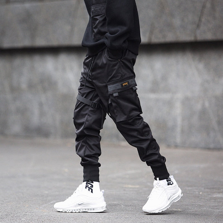 Herr Techwear Taktisk Joggare | Flera Fickor Stads Cargobyxor