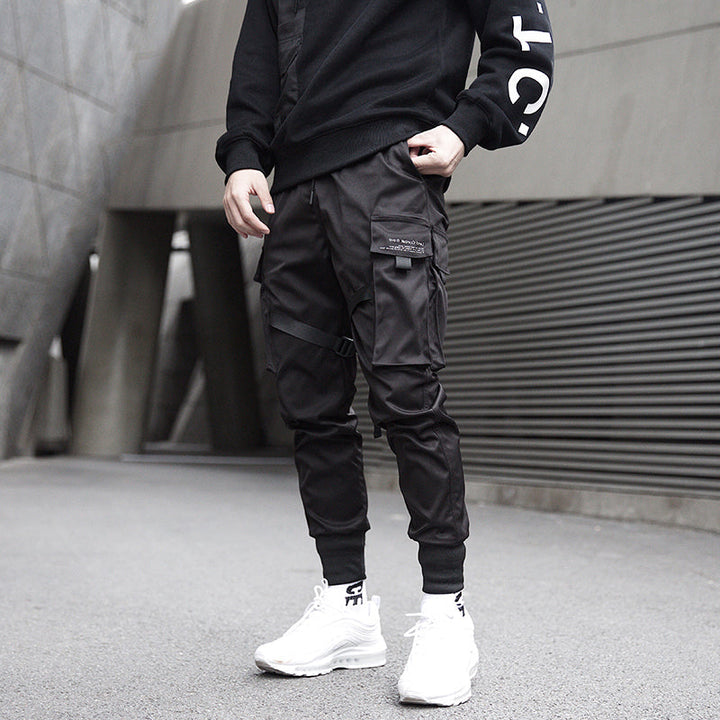 Herr Techwear Taktisk Joggare | Flera Fickor Stads Cargobyxor