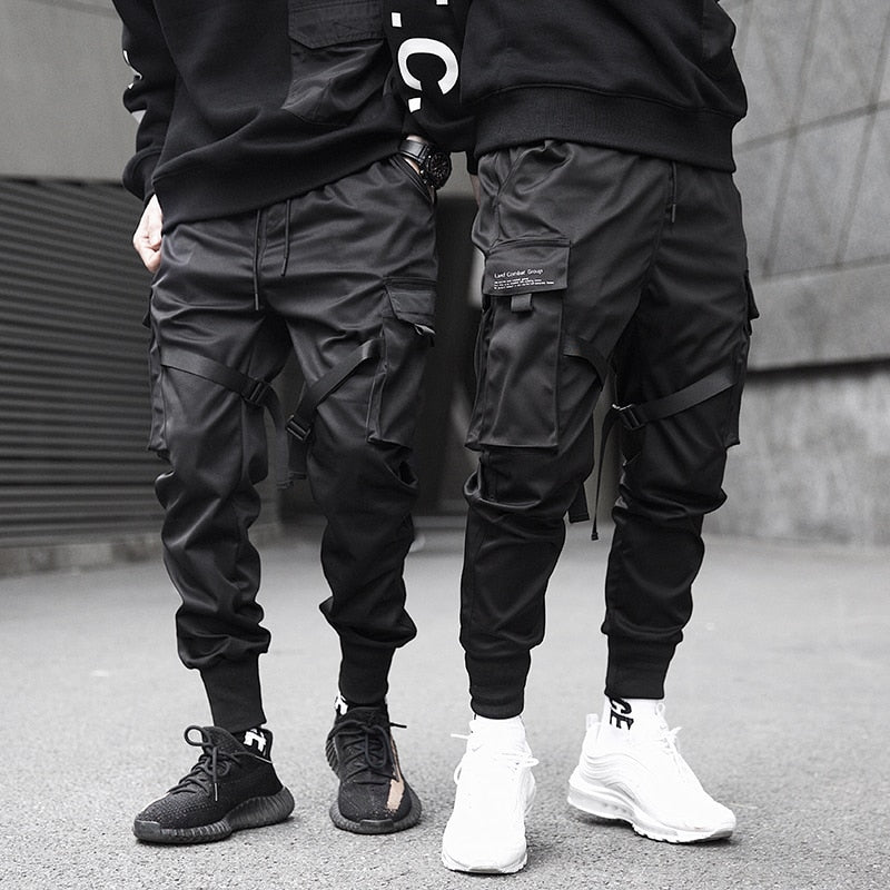 Herr Techwear Taktisk Joggare | Flera Fickor Stads Cargobyxor