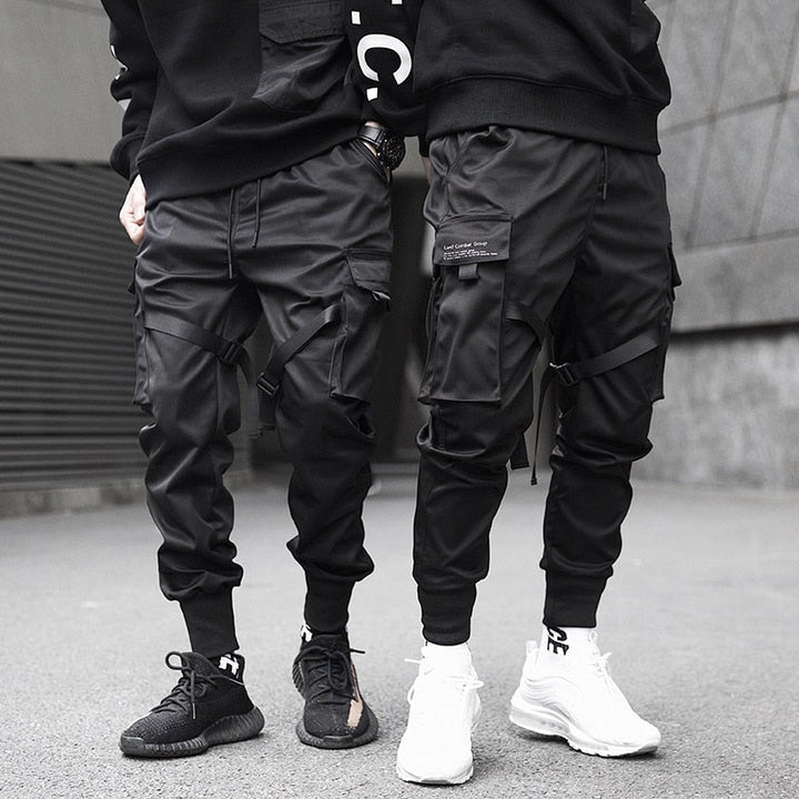 Herr Techwear Taktisk Joggare | Flera Fickor Stads Cargobyxor