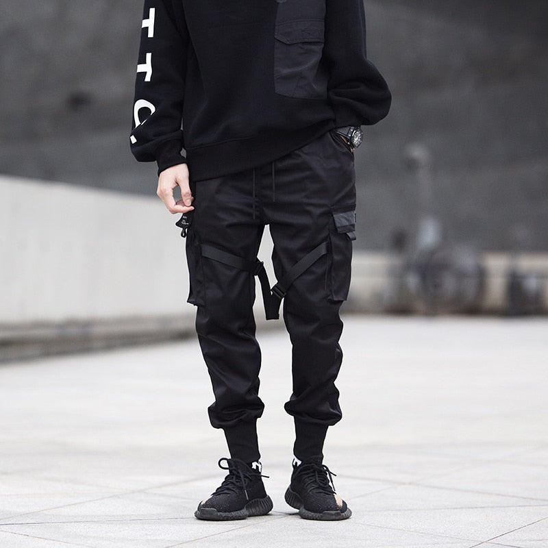 Herr Techwear Taktisk Joggare | Flera Fickor Stads Cargobyxor