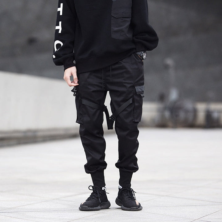 Herr Techwear Taktisk Joggare | Flera Fickor Stads Cargobyxor
