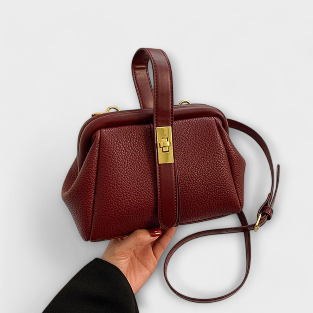 Dam Mini Vredlås Handväska | Läderstil Korsbody Stil