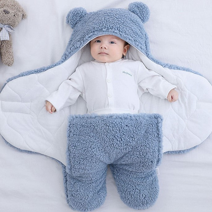 Bebis Bomull Stil Sovpåse med Söt Björndesign