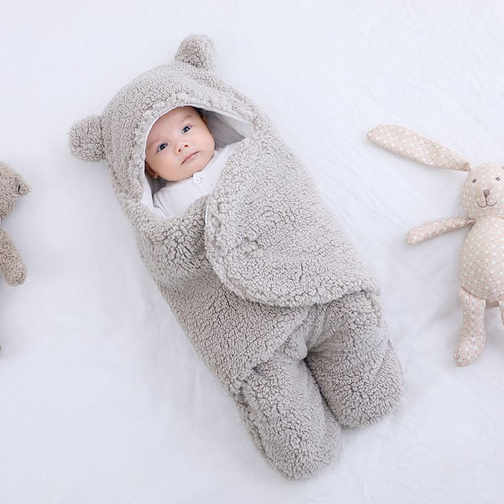 Bebis Bomull Stil Sovpåse med Söt Björndesign