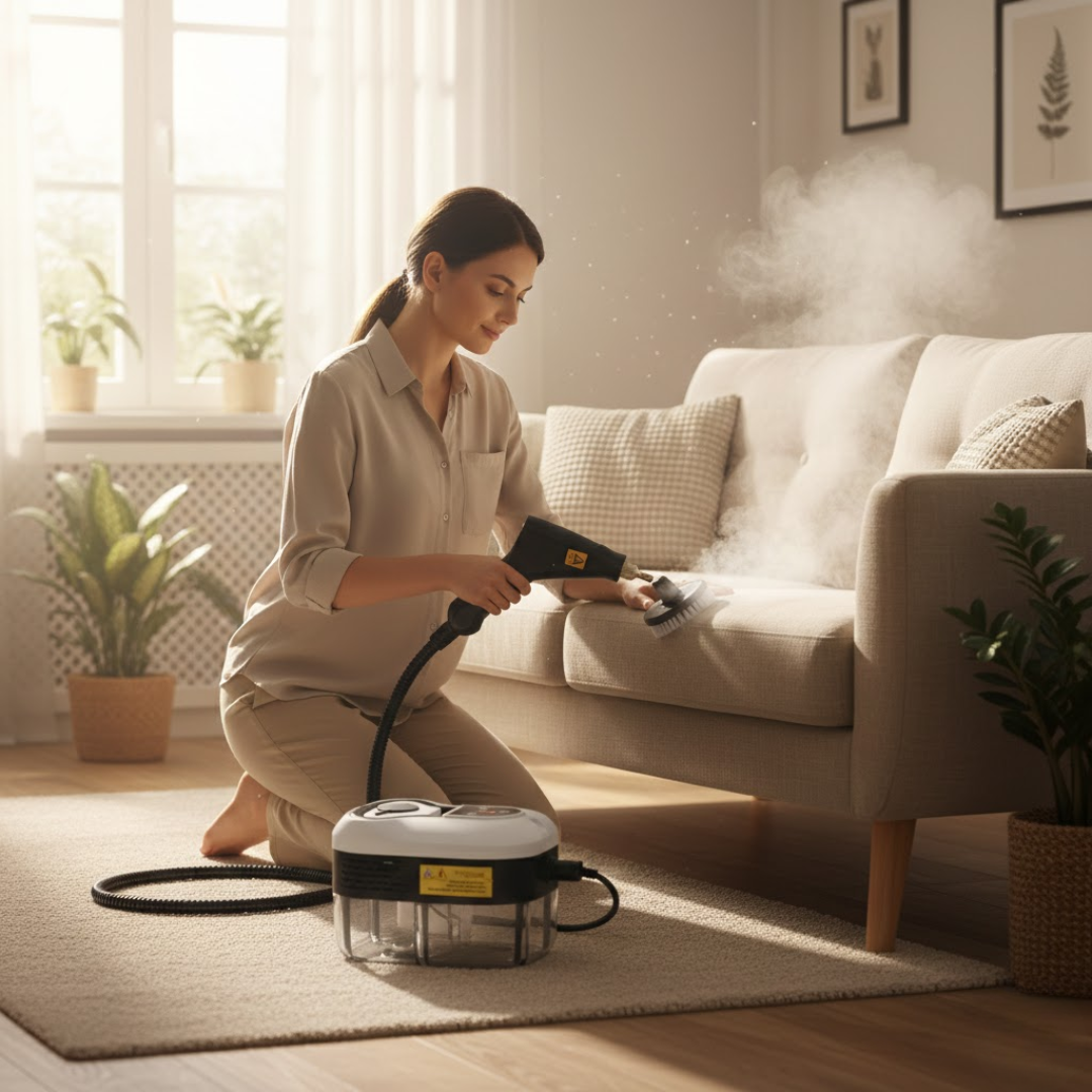 Högtrycksångrengörare 2500W | Bärbar Djuprengöring