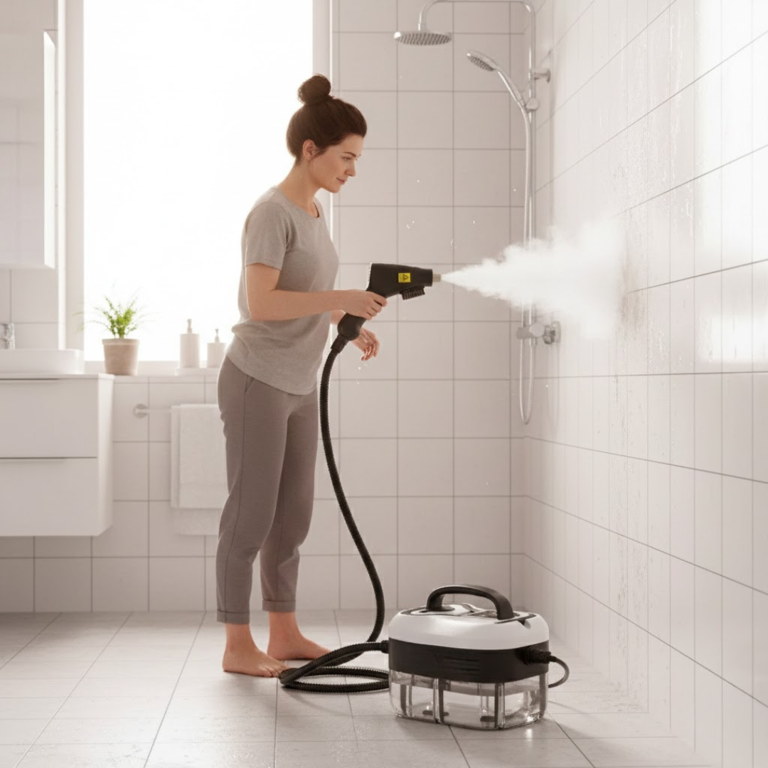 Högtrycksångrengörare 2500W | Bärbar Djuprengöring