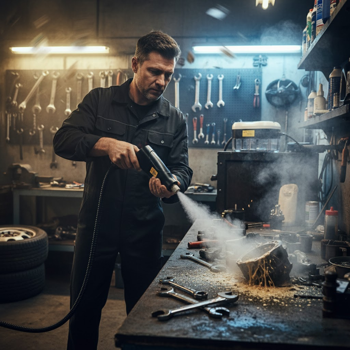 Högtrycksångrengörare 2500W | Bärbar Djuprengöring