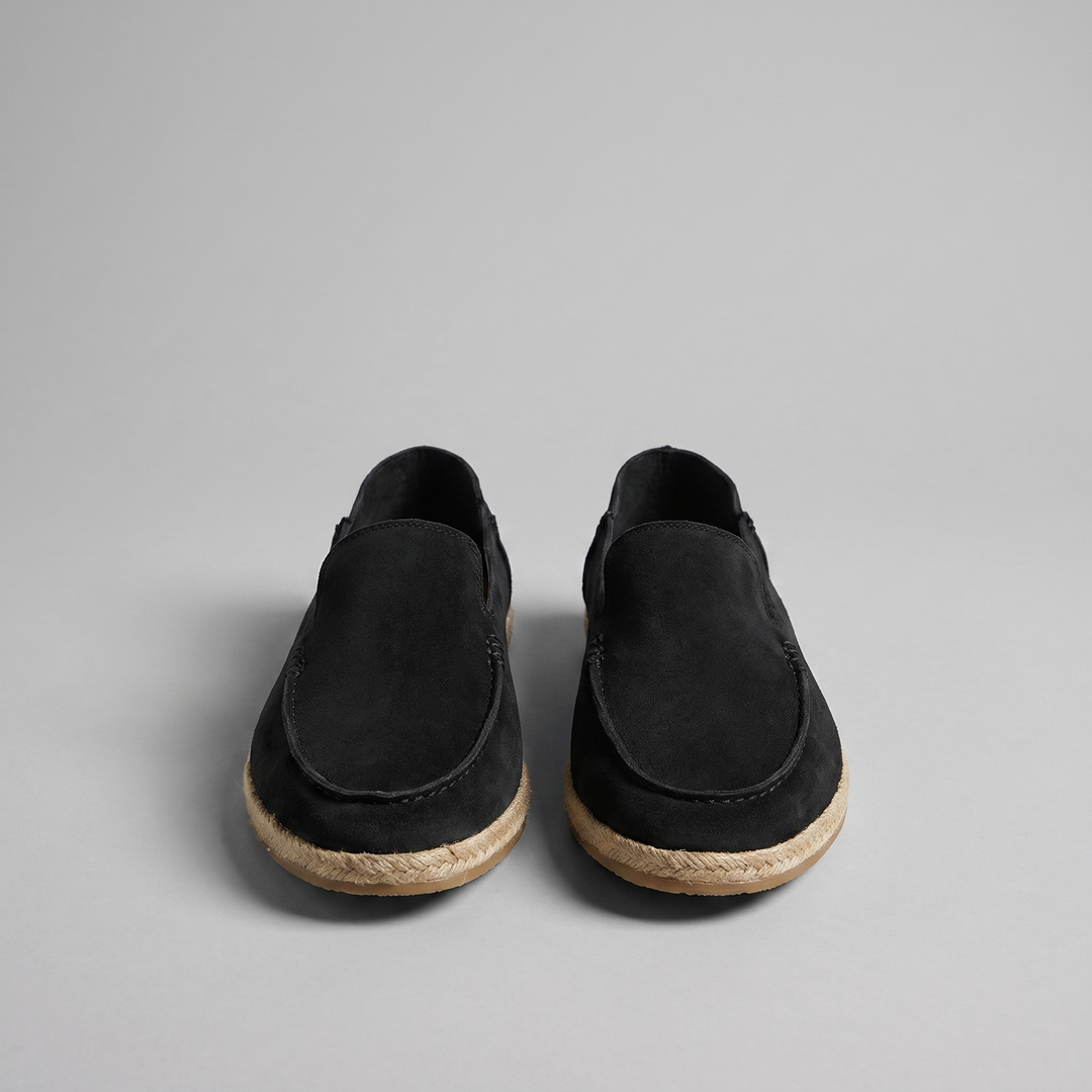 Herr Mocka Stil Espadrill Dagdrivare | Jute Trimning Sommar Glid-På